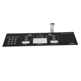 One Key Flexible Membrane Switch Control Panel With LED Light / Silk Screen Print