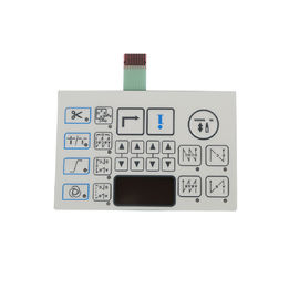 Push Button PET PC Flexible Metal Dome Membrane Switch Keypad With 3M Adhesive