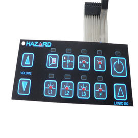 Custom Tactile Membrane Keyboards Waterproof Membrane Switches Graphic Overlays