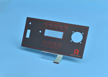 Embossed Led Tactile Membrane Switches Touchable Multiple Windows