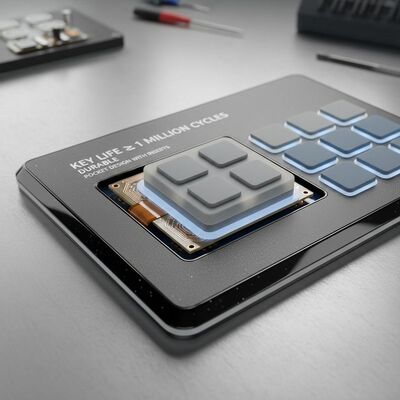 Pocket Design With Inserts PCB Membrane Switch Silkscreen Printing Key Life Greater Than Or Equal To 1 Million Times Durable