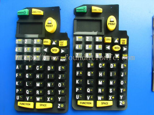 Key Control Overlay Silicone Rubber Button Keypad