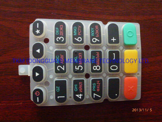 Silicone Rubber Keypad for Epoxy