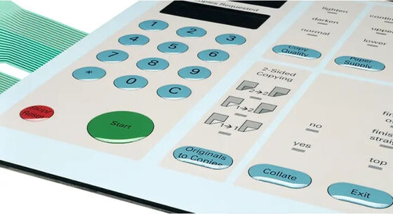 Advanced, Reliable and Exquisite Design Crystal Epoxy Dome Membrane Switches