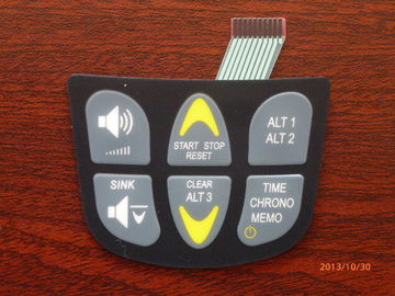 PCB Embossed Membrane Keyboard Switch , Transparent Tactile Membrane Switch