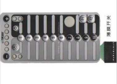 Custom Dull Polish Membrane Switch Keyboard , Flexible Membrane Switch Panel