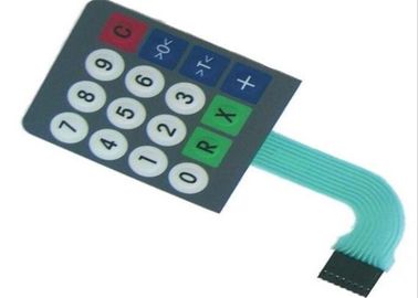 Waterproof Silicone Rubber Keypad Membrane Switch For Telephone And Audio Equipment