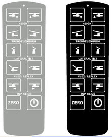 Customized Embossed Membrane Switch Overlay Panel For Computer And Lcd Screen