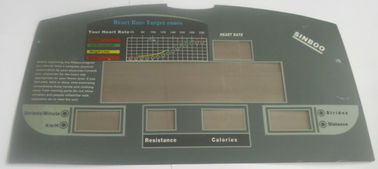 PET Film Multi Touch Graphic Overlay Panel With LCD And LED Transparent Windows
