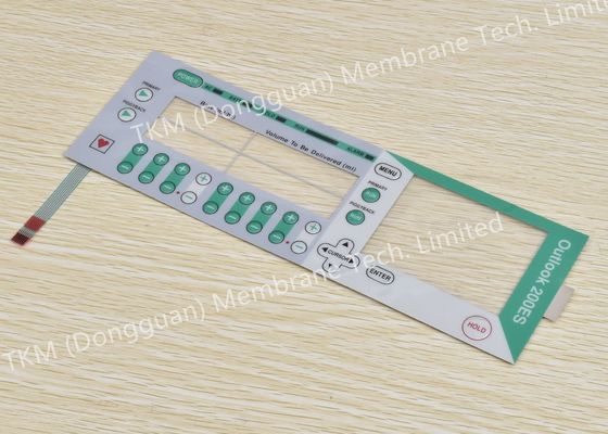 50VDC 100mA Tactile Membrane Control Panel With Carbon Shielding Grid Layer