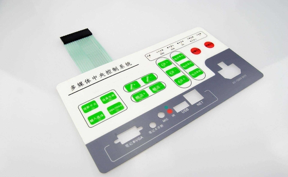 Custom Gloss Membrane Control Panel For TV Controller