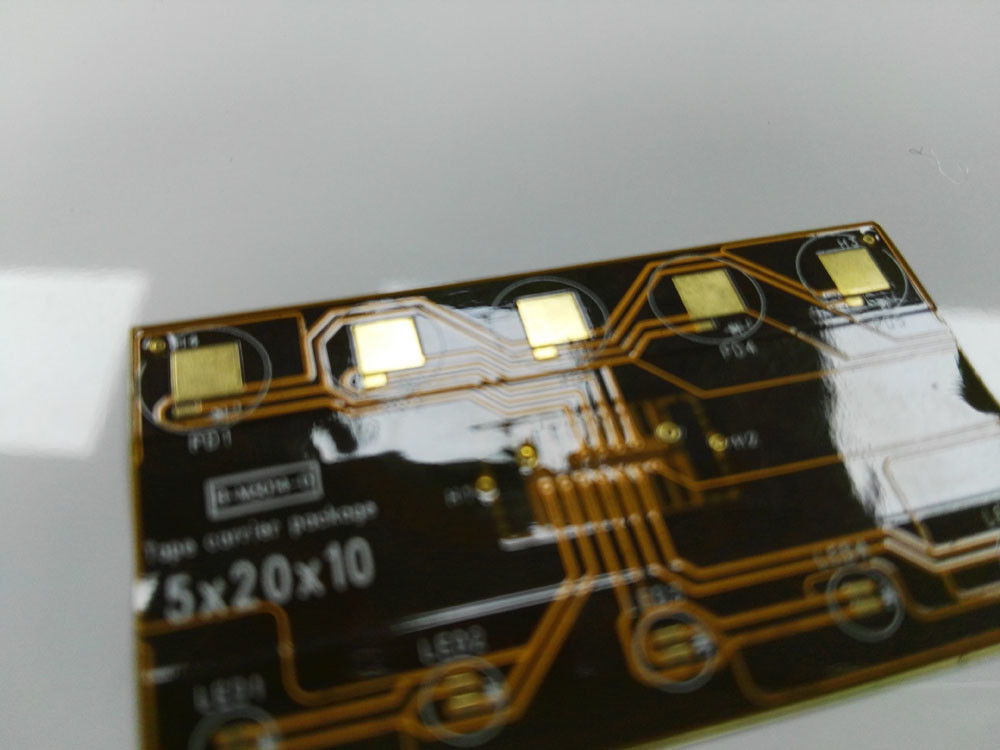 Customize single side flexible printed circuit board with contact pads