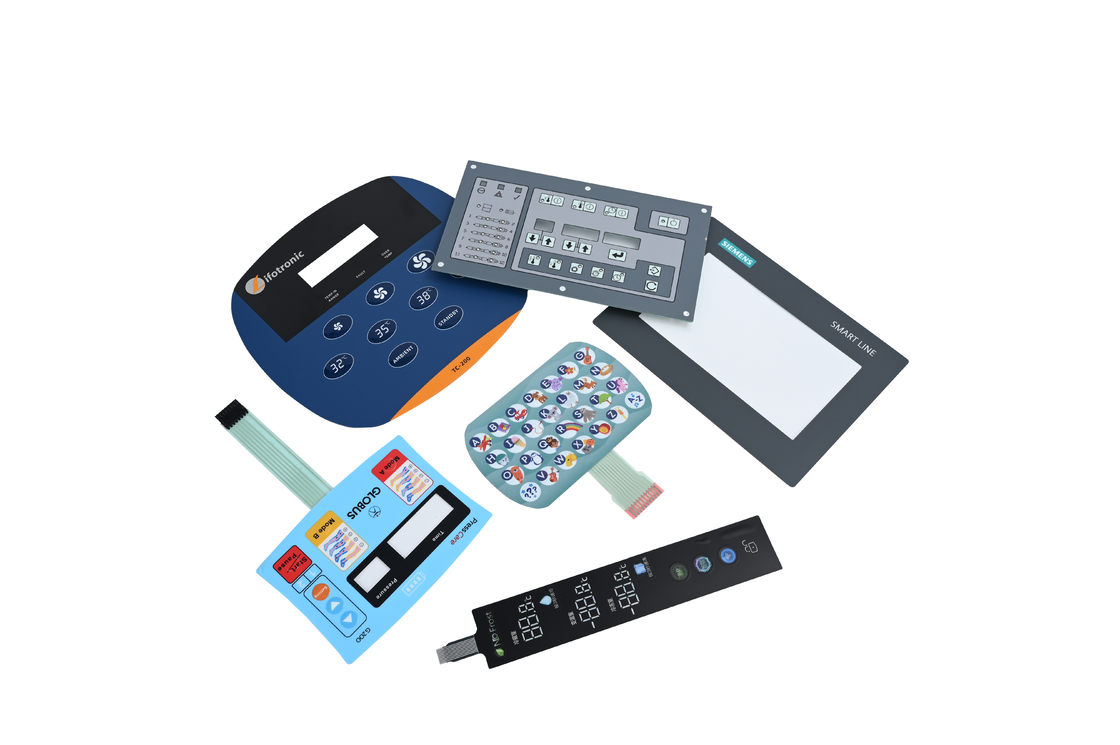 Stable Process Membrane Switch Overlay Low Resistance Extremely Waterproof