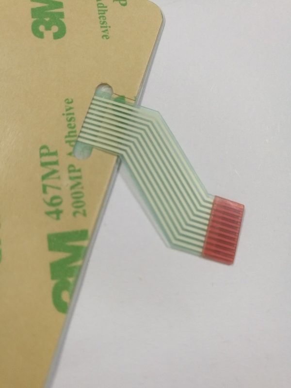 Flatten Tactile Membrane Switch Panel With Silk Screen Print / Nine Keys