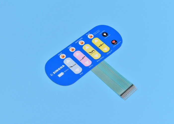 Waterproof Membrane Switch With LED Lights For Medical Equipment
