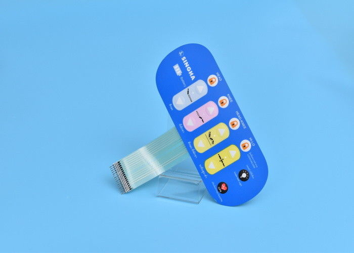 Waterproof Membrane Switch With LED Lights For Medical Equipment