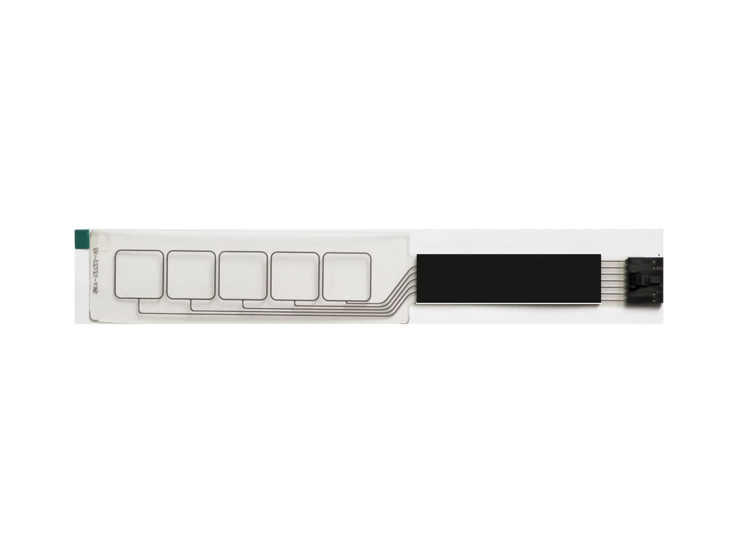 60-350g Actuation Force Membrane Switch Keyboard with 5 Keypads