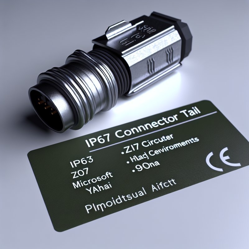 PCB Membrane Switch IP67 ZIF Connector Tail 100mA