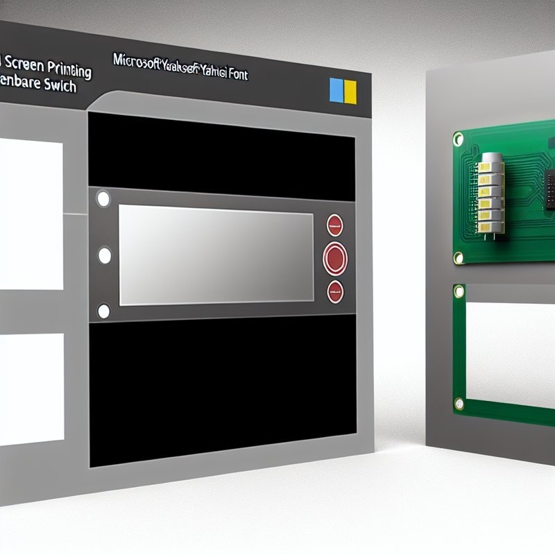 Waterproof Membrane Switch with LCD Clear Window