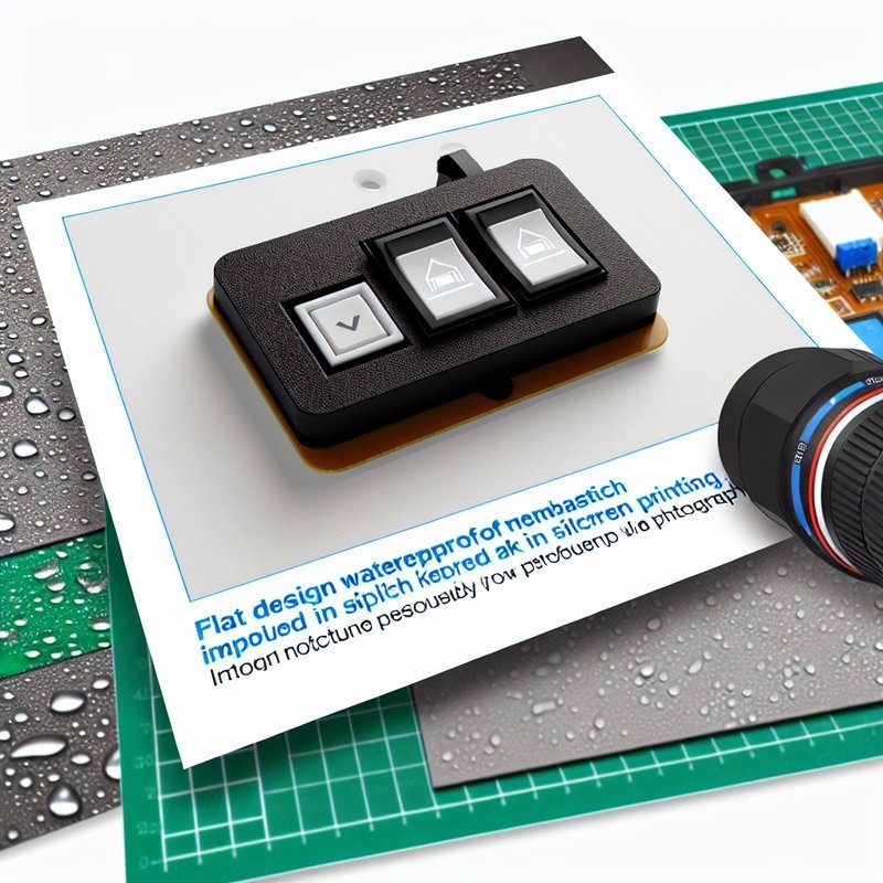 Waterproof Membrane Switch with LCD Clear Window