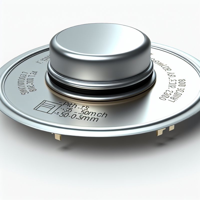 Metal Dome Membrane Switch -40°C to 80°C with 2.54mm Pitch