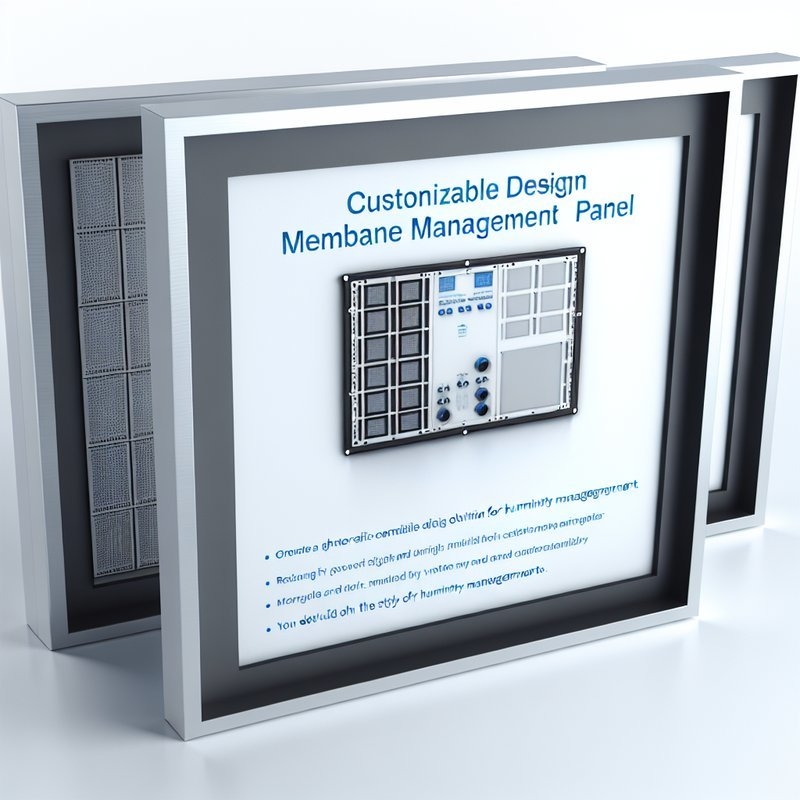 Customizable Membrane Control Panel for Industrial Electric Products