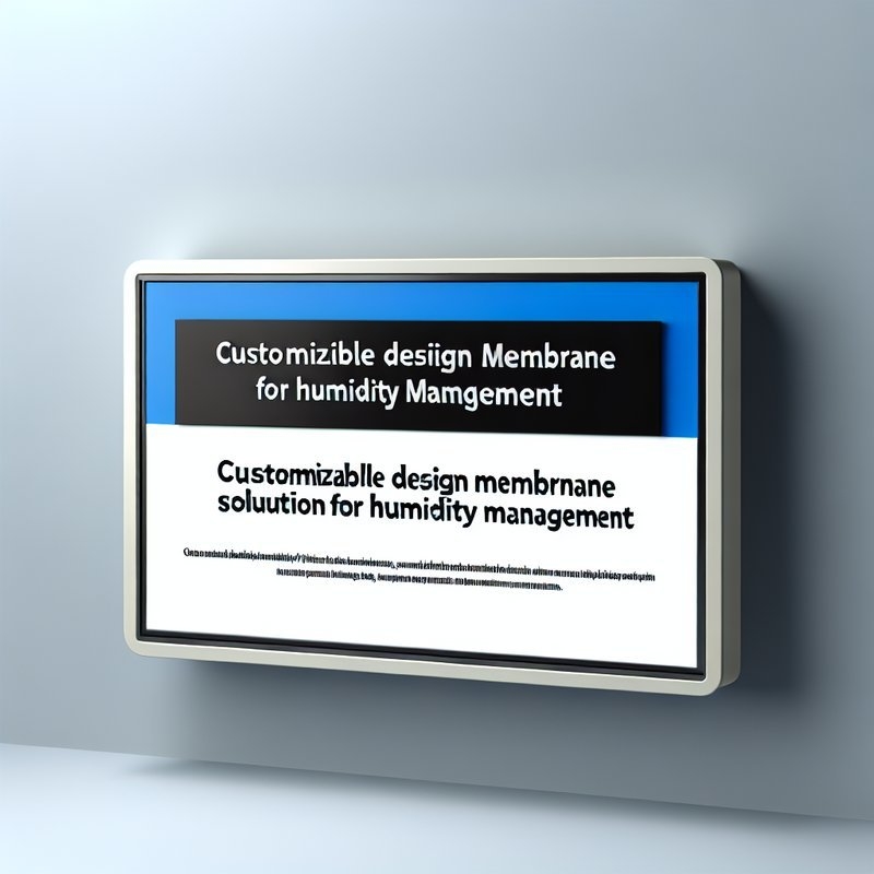 Customizable Membrane Control Panel for Industrial Electric Products
