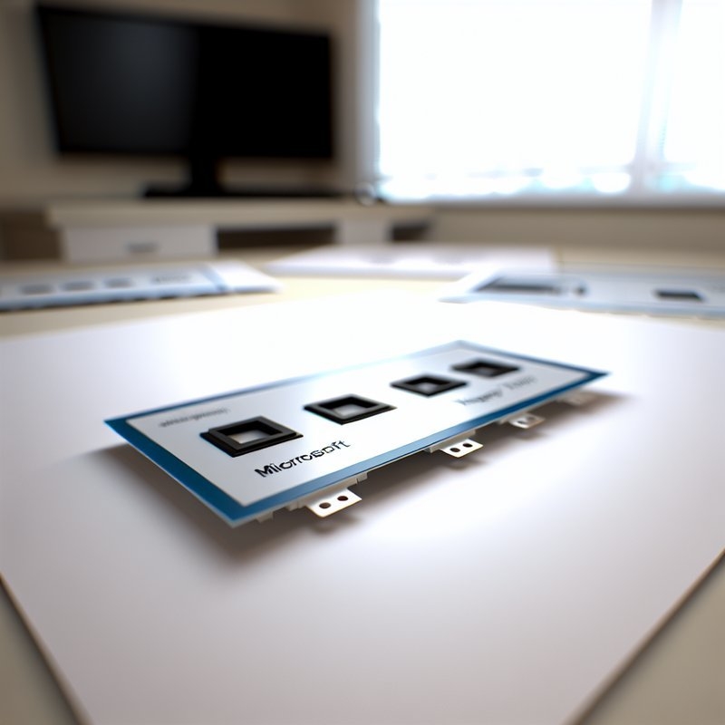 Rubber Membrane Switch with FPC Foil Circuit