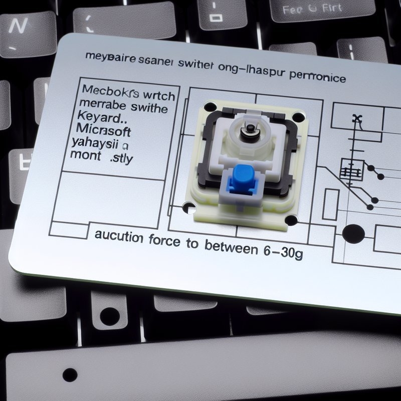 60-350g Actuation Force Membrane Switch Keyboard with 5 Keypads