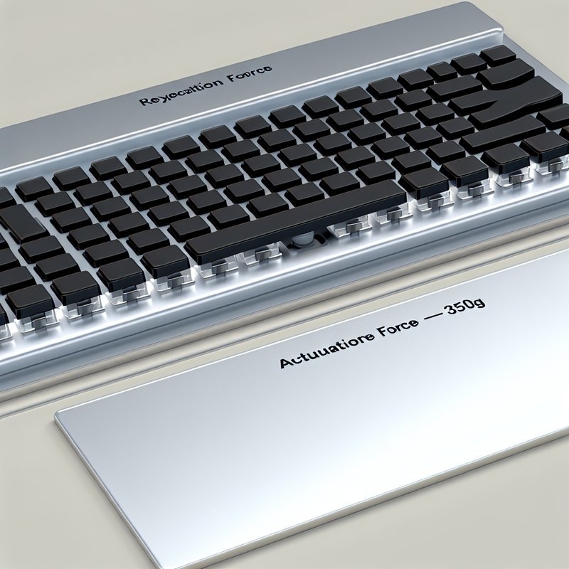 60-350g Actuation Force Membrane Switch Keyboard with 5 Keypads