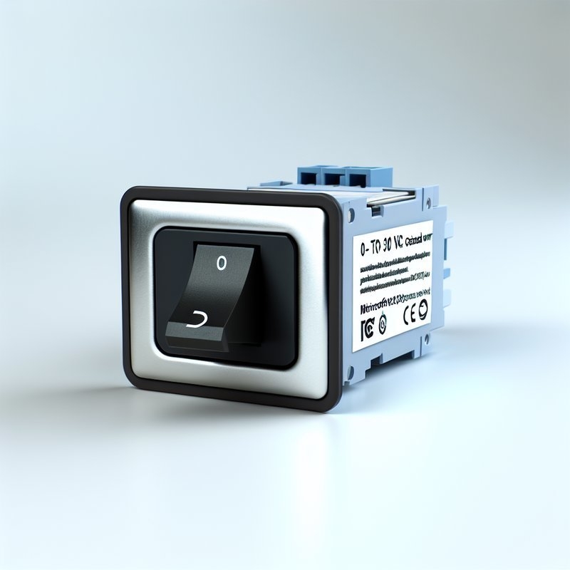 Single Membrane Switch 0-30V DC 25-100mA Custom Size