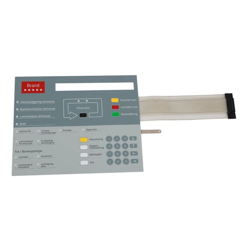 Moistureproof Flexible Printing Circuit High Reliability Electric Membane Switch