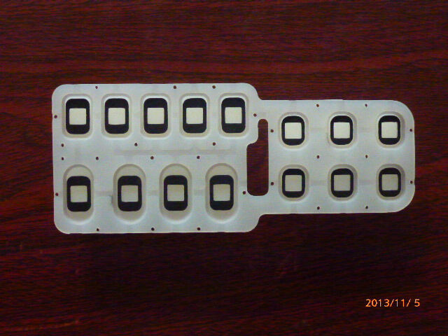 Adhesive Band Resistant Rubber Keypad Silicone Kitchenware