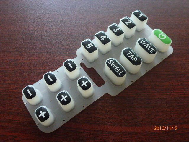 Silicone Key Control Overlay Rubber Button Keypad (HC-SRK-031)