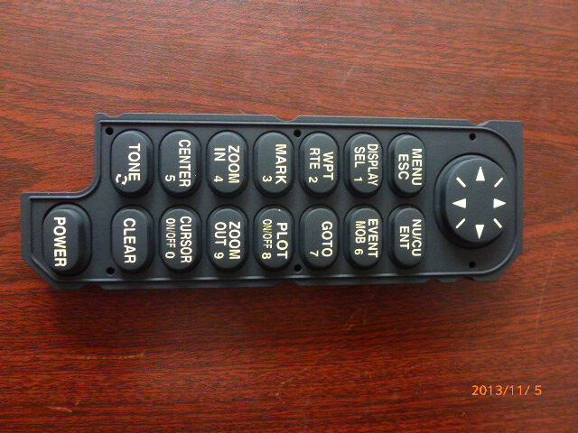 High Sensivity Control Overlay Silicone Rubber Button Keypad Keyboard