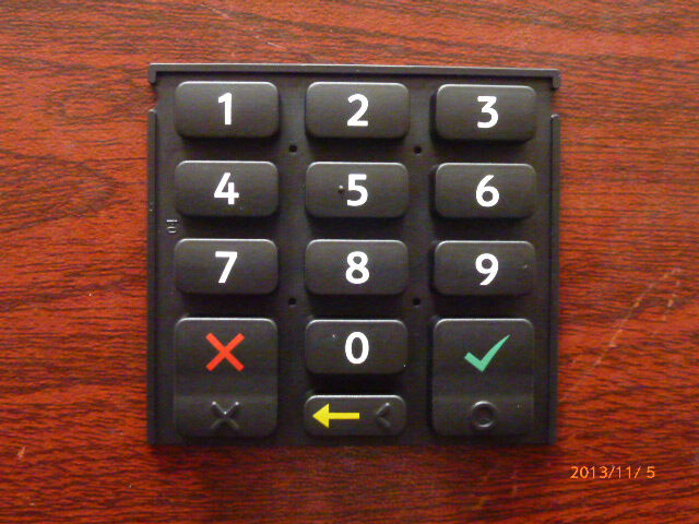 Control Feel Smooth Key Control Overlay Silicone Rubber Button Keypad