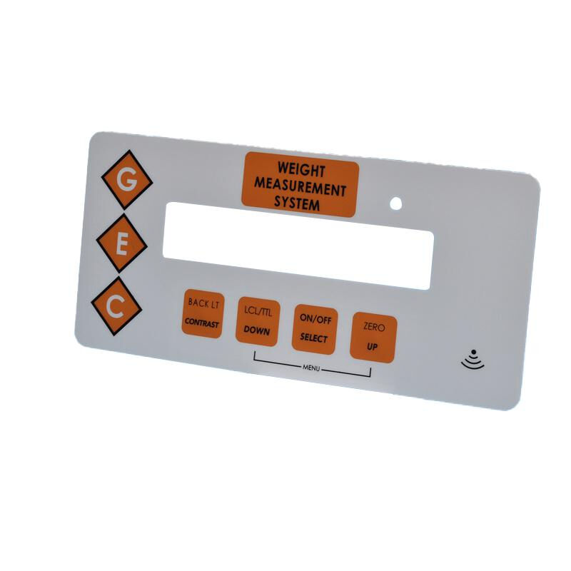 Flexible Circuit Corrosion Resistance Control Overlay Embossed Silicone Rubber Button Keypad