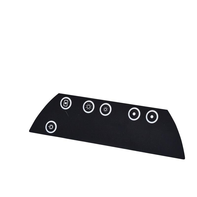 Flexible Circuit Corrosion Resistance Control Overlay Embossed Silicone Rubber Button Keypad