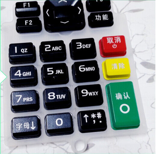 Eco-Friendly Silicone Rubber Remote Control Keypad Buttons