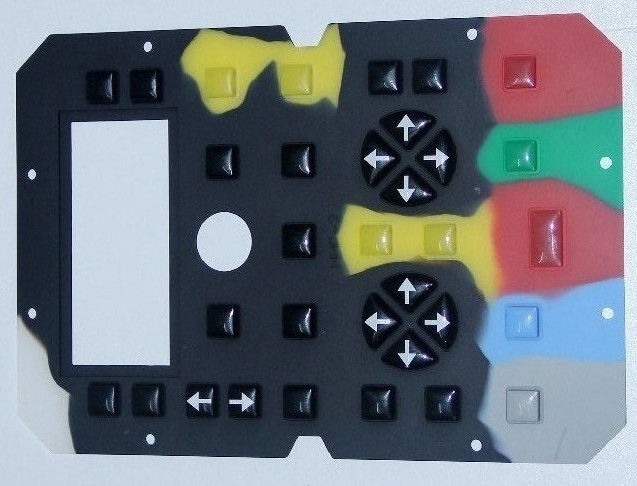 Multi Button Flexible Rubber Membrane Switch Keypad For Control Panel