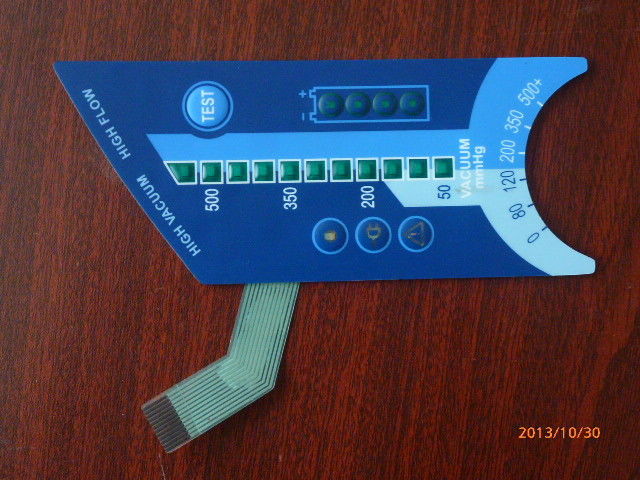 Thin Film Membrane Switch Keyboard For Medical Equipment , SGS Approval