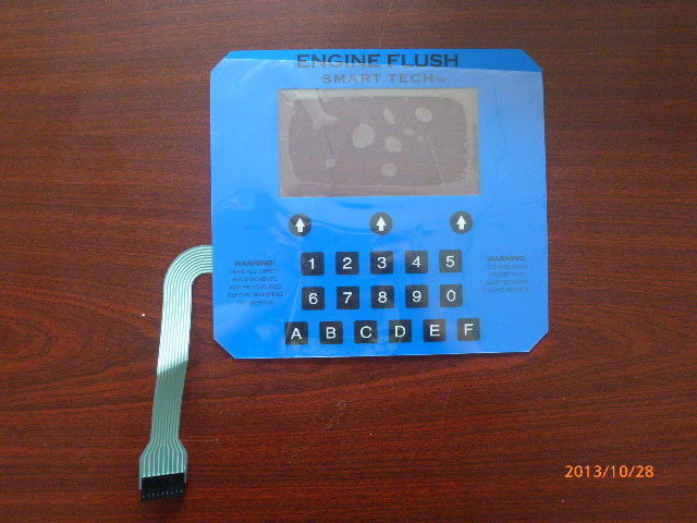 Miniature Flexible FPC Single Keypad Membrane Switch Tactile Type 0.3mm - 1.5mm