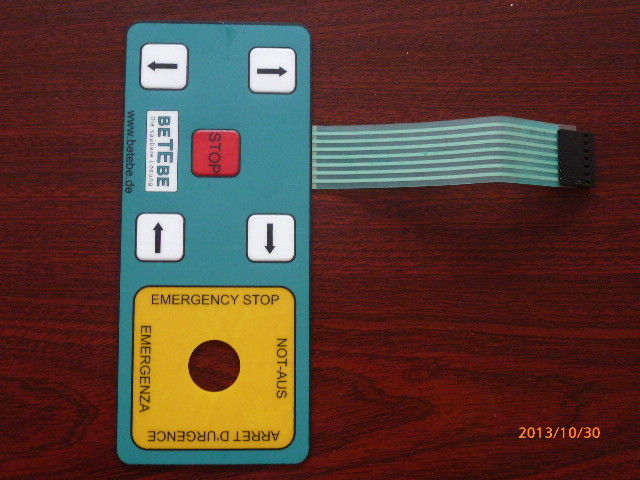 Moisture Proof Membrane Switch Panel For Electric product , Silk - Screen Printed