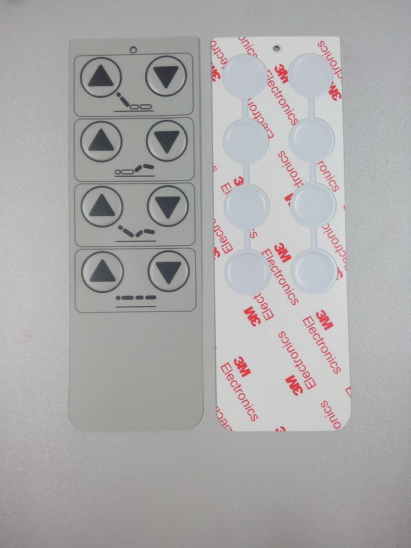 Gloss Embedded Button Tactile Membrane Switch And Panel , Eco-Friendly