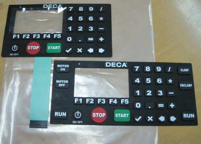 PC / PET Flexible Touch Screen Membrane Switch Keypad with Multi Keys