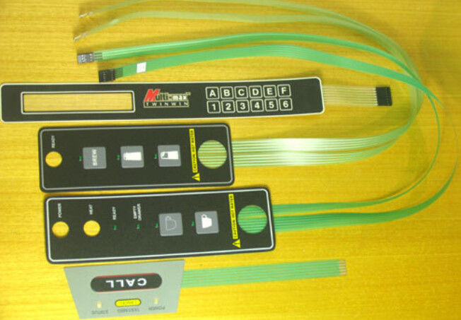 Custom Tactile Single Led Membrane Switch Panel For Industrial Instrument