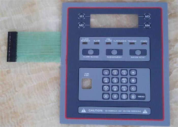 Waterproof Silicone Rubber Membrane Switch Panel Sticker With Heat Resisting