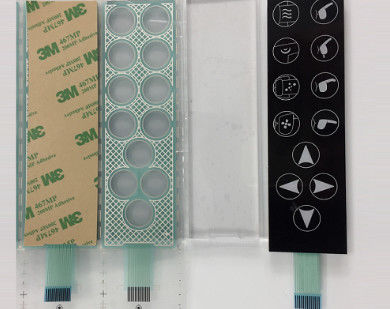 Waterproof PET Membrane Control Panel 250V DC For Medical Equipment
