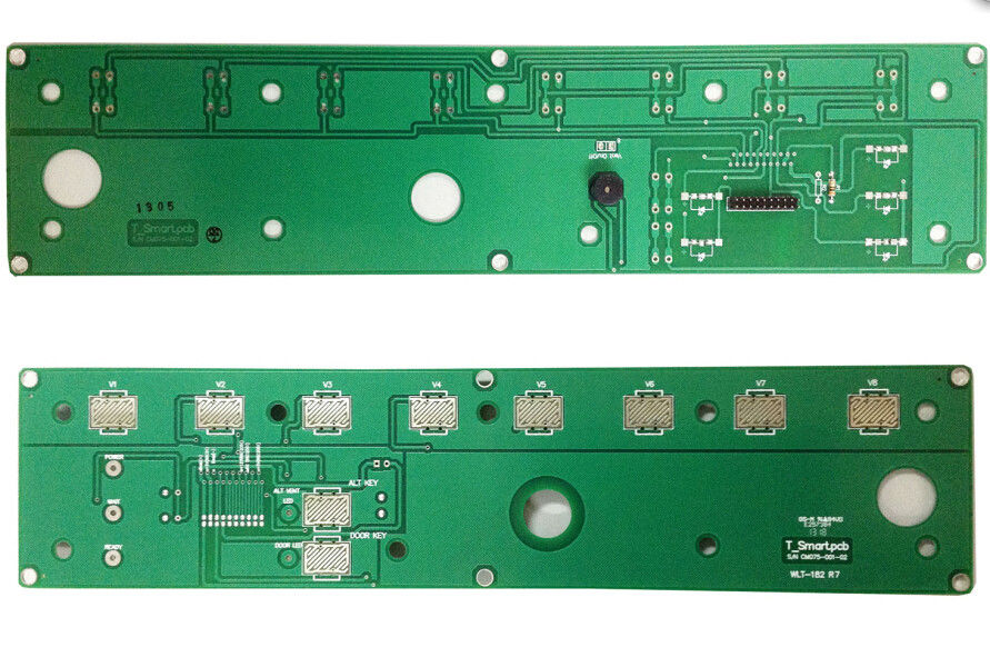 Double Sided Metal Dome Electronic Circuit Board Flexible , 50V DC Rated Voltage