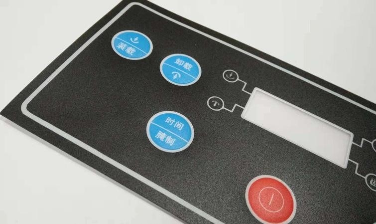 OEM Silk Printing Custom Tactile Membrane Keyboard With ZIF Connector